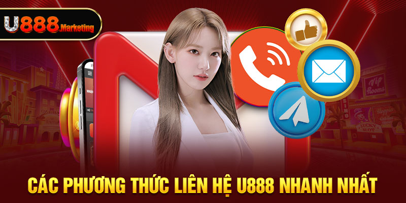 Liên hệ U888 xử lý những vấn đề nào?